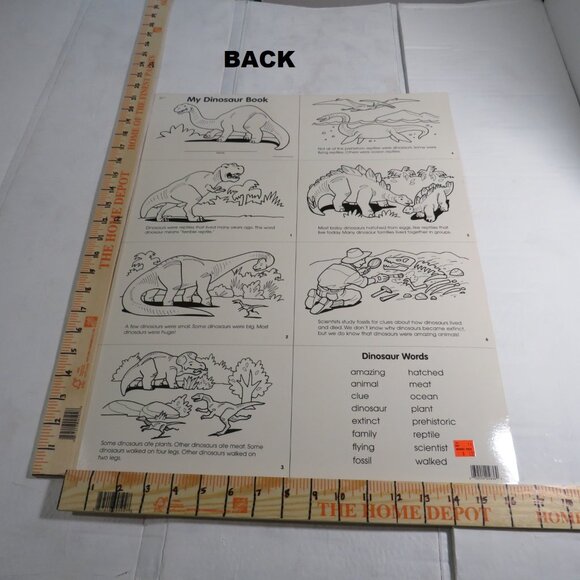 Dinosaur Classroom (8) LAMINATED posters Bulletin Board - Picture 10 of 11